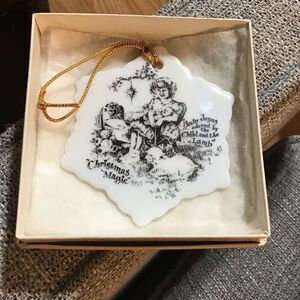 Autographed 1993 Floyds Sonnier, porcelain ornament